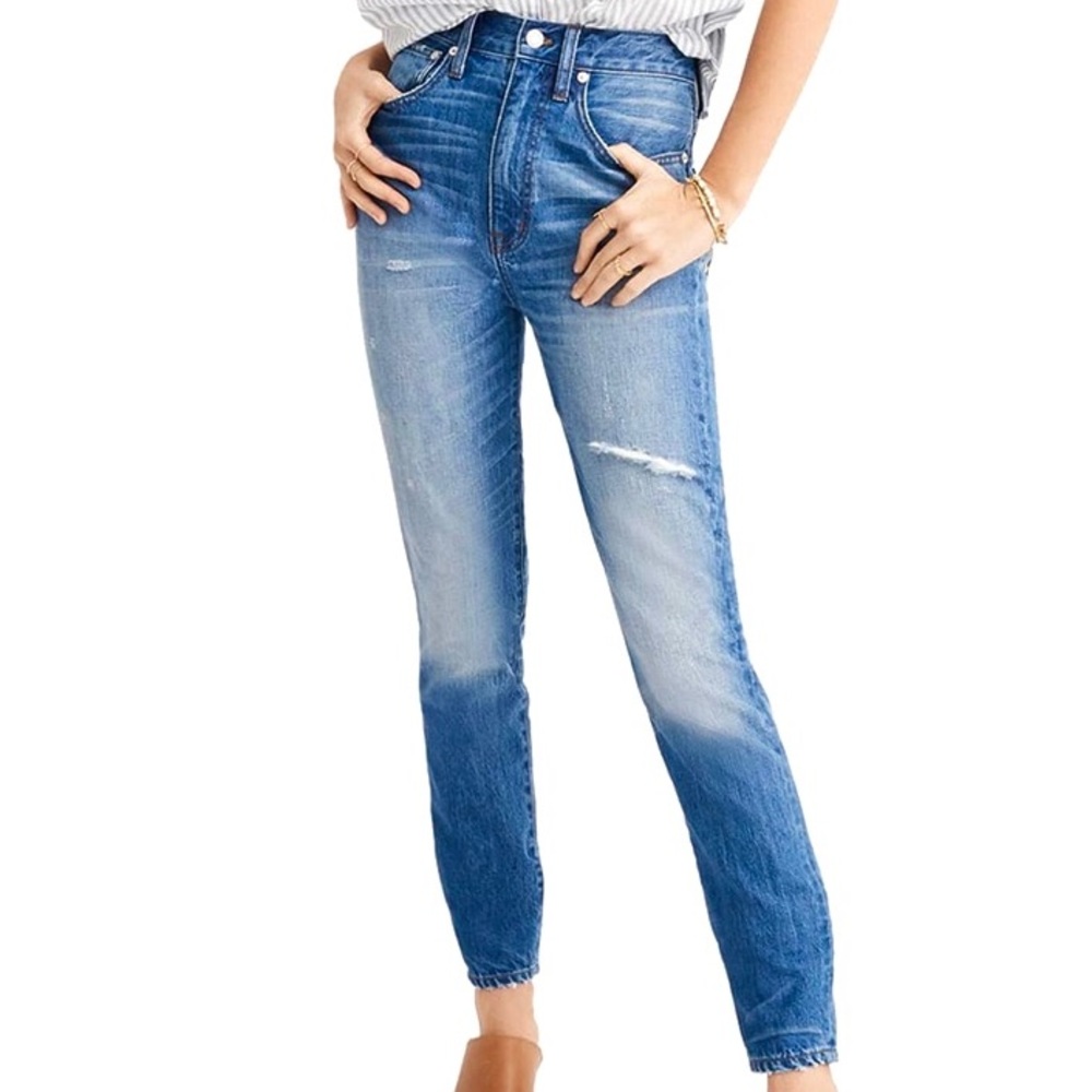 NWT Madewell High Rise Rigid Skinny Jeans. Size 29